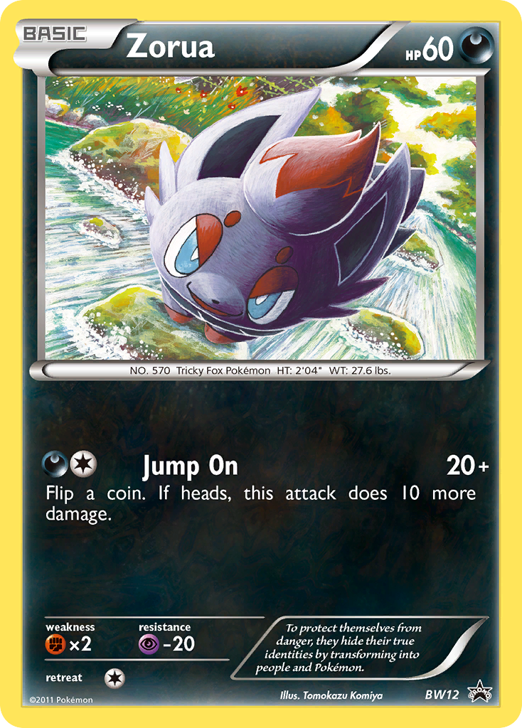 Zorua (BW12) [Black & White: Black Star Promos] | L.A. Mood Comics and Games