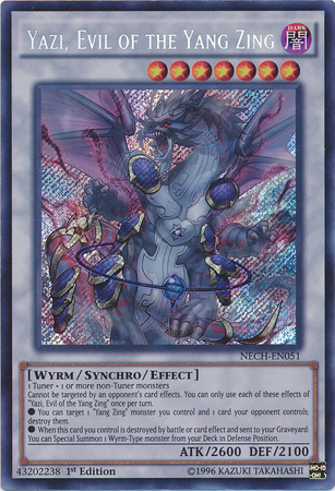 Yazi, Evil of the Yang Zing [NECH-EN051] Secret Rare | L.A. Mood Comics and Games