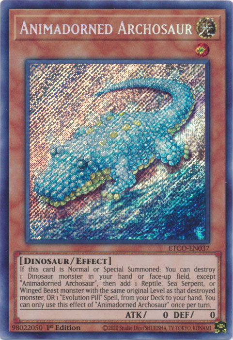 Animadorned Archosaur [ETCO-EN037] Secret Rare | L.A. Mood Comics and Games