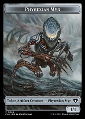 Servo // Phyrexian Myr Double-Sided Token [Commander Masters Tokens] | L.A. Mood Comics and Games