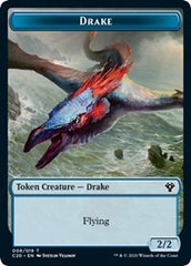 Drake // Insect (018) Double-Sided Token [Commander 2020 Tokens] | L.A. Mood Comics and Games