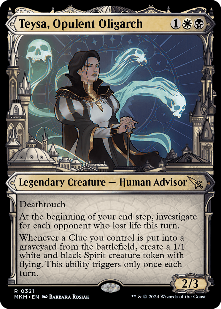 Teysa, Opulent Oligarch (Showcase) (0321) [Murders at Karlov Manor] | L.A. Mood Comics and Games