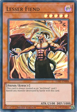 Lesser Fiend [LART-EN008] Ultra Rare | L.A. Mood Comics and Games