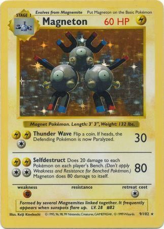 Magneton (9/102) [Base Set Shadowless Unlimited] | L.A. Mood Comics and Games