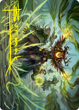 Witherbloom Command Art Card (Gold-Stamped Signature) [Strixhaven: School of Mages Art Series] | L.A. Mood Comics and Games