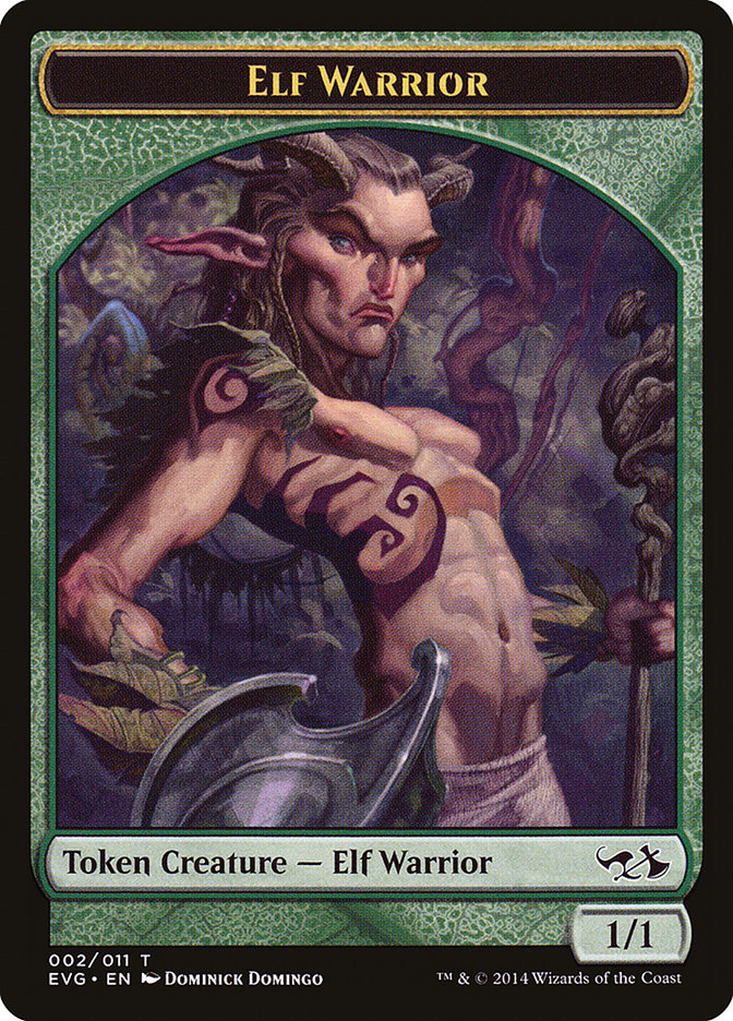 Elf Warrior Token (Elves vs. Goblins) [Duel Decks Anthology Tokens] | L.A. Mood Comics and Games