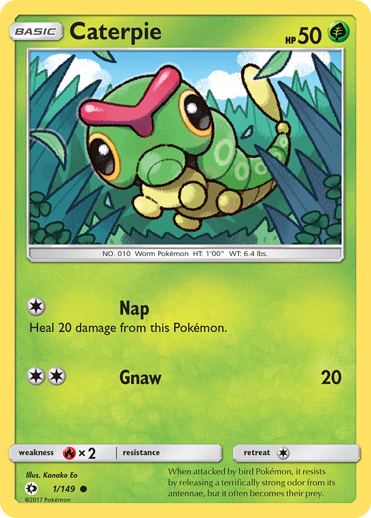 Caterpie (1/149) [Sun & Moon: Base Set] | L.A. Mood Comics and Games