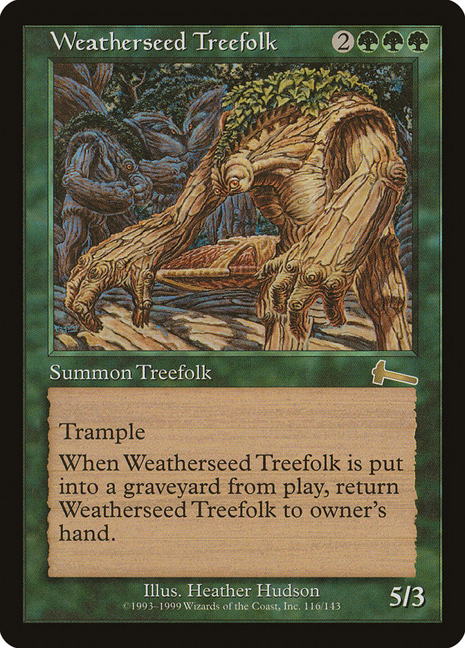 Weatherseed Treefolk [Urza's Legacy] | L.A. Mood Comics and Games