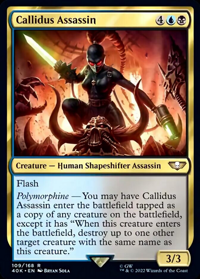Callidus Assassin (Surge Foil) [Warhammer 40,000] | L.A. Mood Comics and Games