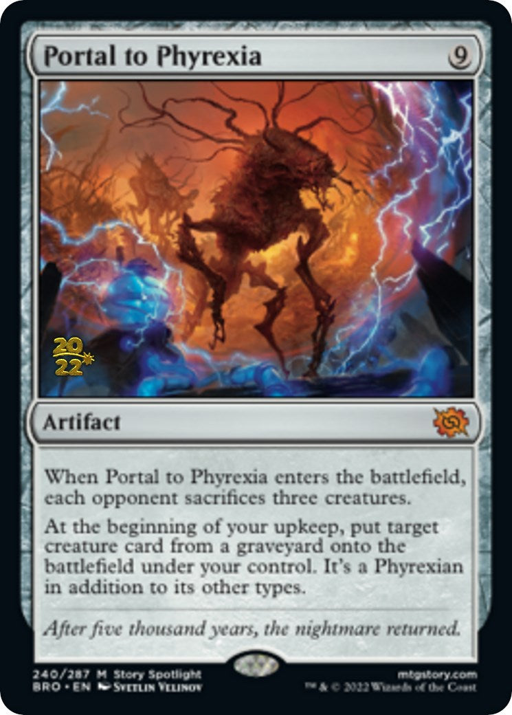 Portal to Phyrexia [The Brothers' War Prerelease Promos] | L.A. Mood Comics and Games