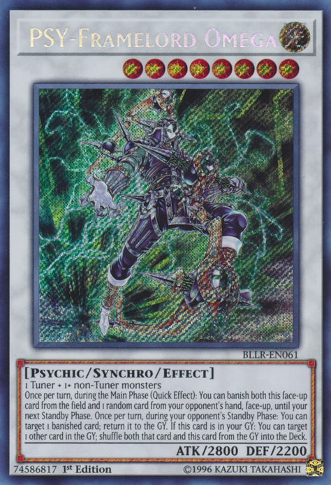 PSY-Framelord Omega [BLLR-EN061] Secret Rare | L.A. Mood Comics and Games