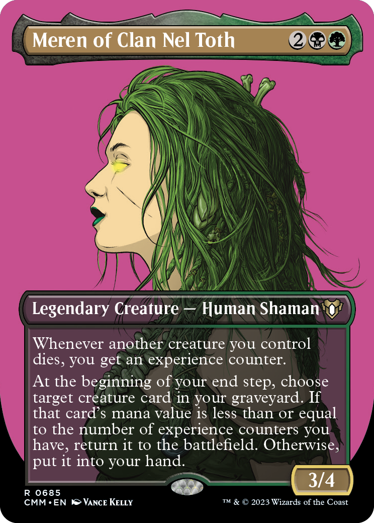 Meren of Clan Nel Toth (Borderless Profile) [Commander Masters] | L.A. Mood Comics and Games