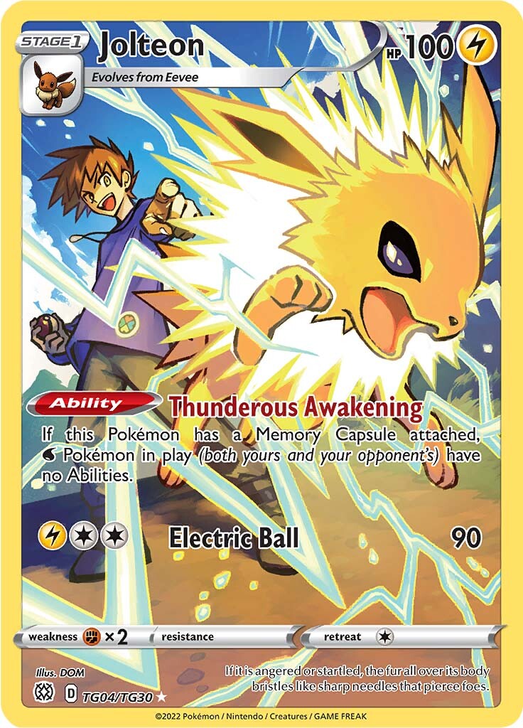 Jolteon (TG04/TG30) [Sword & Shield: Brilliant Stars] | L.A. Mood Comics and Games