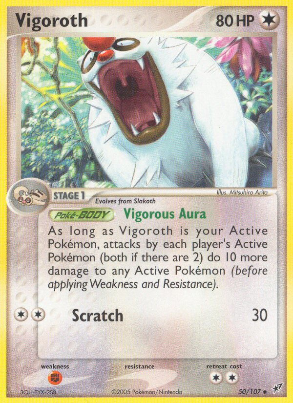Vigoroth (50/107) [EX: Deoxys] | L.A. Mood Comics and Games