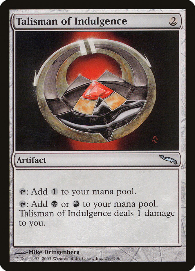 Talisman of Indulgence [Mirrodin] | L.A. Mood Comics and Games