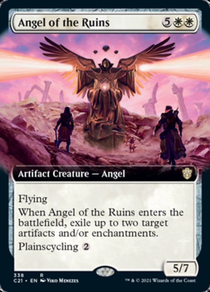 Angel of the Ruins (Extended Art) [Commander 2021] | L.A. Mood Comics and Games