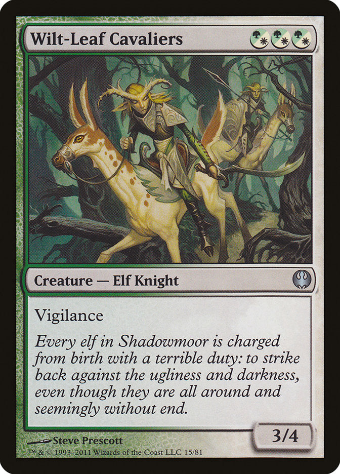 Wilt-Leaf Cavaliers [Duel Decks: Knights vs. Dragons] | L.A. Mood Comics and Games