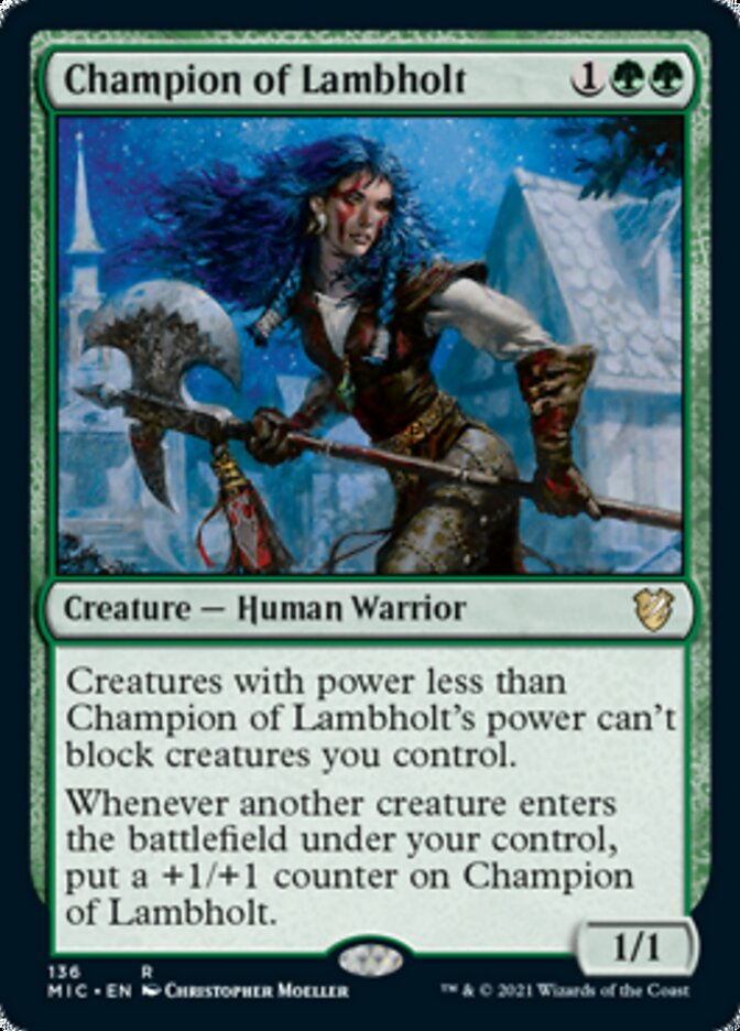 Champion of Lambholt [Innistrad: Midnight Hunt Commander] | L.A. Mood Comics and Games