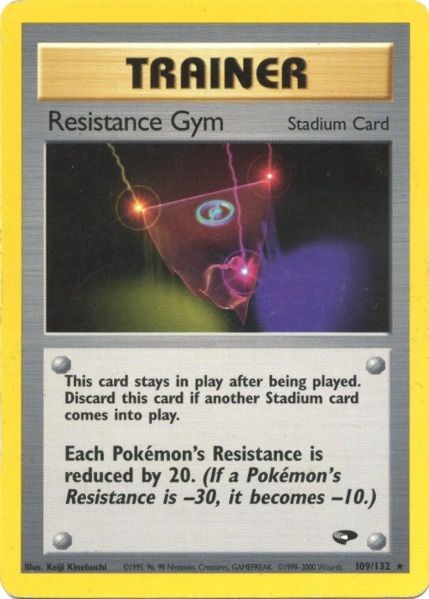 Resistance Gym (109/132) [Gym Challenge Unlimited] | L.A. Mood Comics and Games