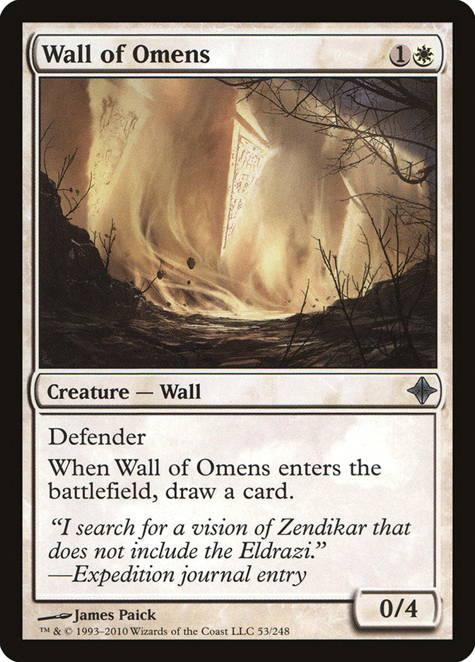 Wall of Omens [Rise of the Eldrazi] | L.A. Mood Comics and Games