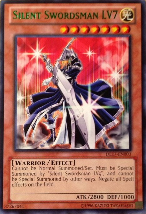 Silent Swordsman LV7 (Green) [DL17-EN003] Rare | L.A. Mood Comics and Games
