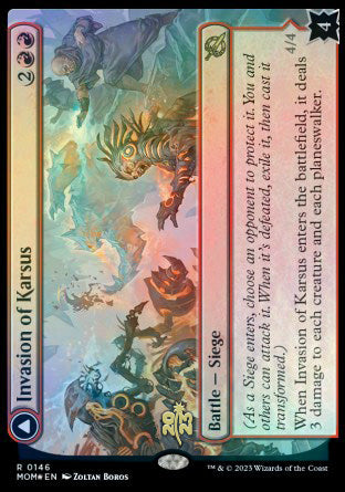 Invasion of Karsus // Refraction Elemental [March of the Machine Prerelease Promos] | L.A. Mood Comics and Games