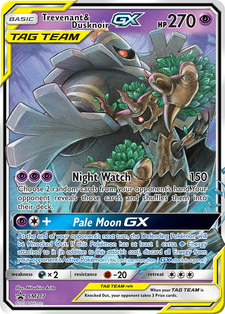 Trevenant & Dusknoir GX (SM217) [Sun & Moon: Black Star Promos] | L.A. Mood Comics and Games