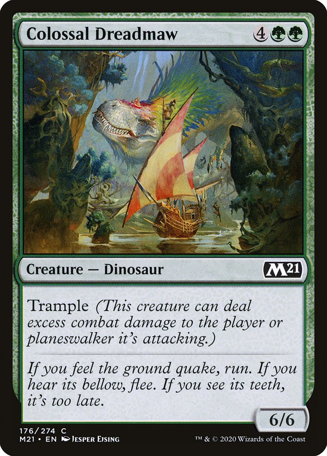 Colossal Dreadmaw [Core Set 2021] | L.A. Mood Comics and Games