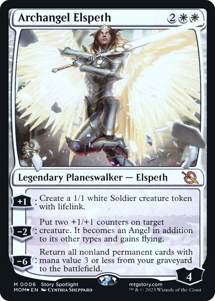Archangel Elspeth [March of the Machine Prerelease Promos] | L.A. Mood Comics and Games