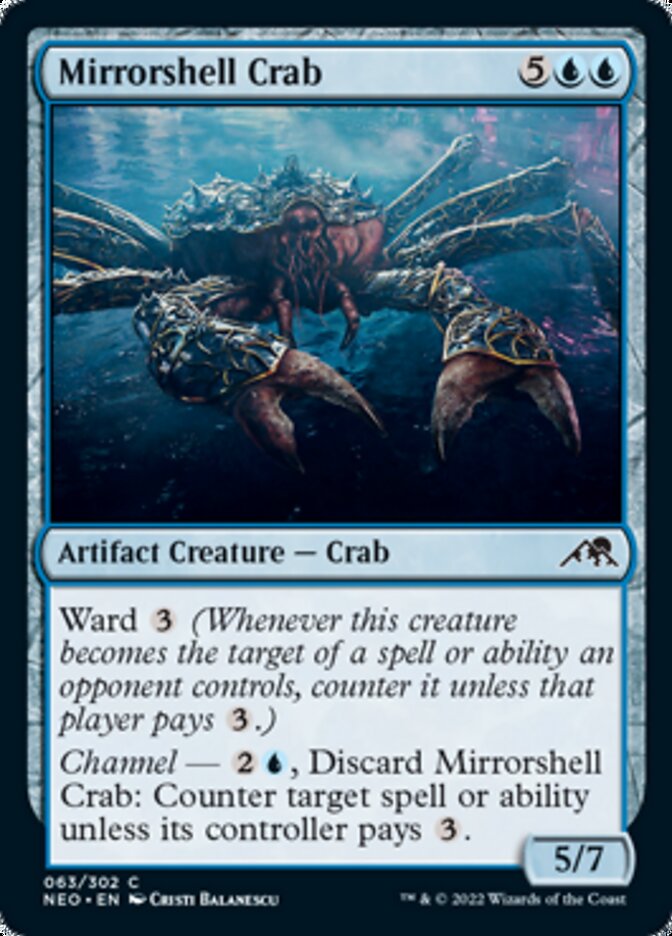 Mirrorshell Crab [Kamigawa: Neon Dynasty] | L.A. Mood Comics and Games