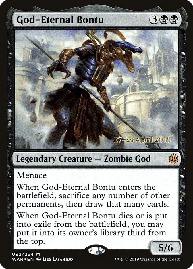 God-Eternal Bontu [War of the Spark Prerelease Promos] | L.A. Mood Comics and Games