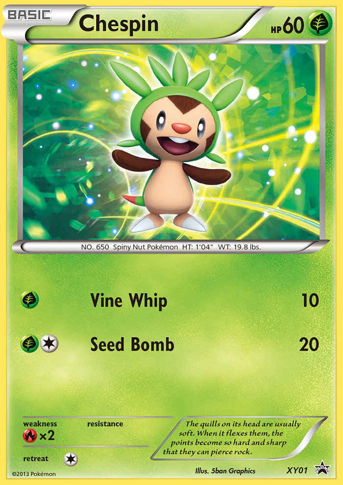 Chespin (XY01) [XY: Black Star Promos] | L.A. Mood Comics and Games