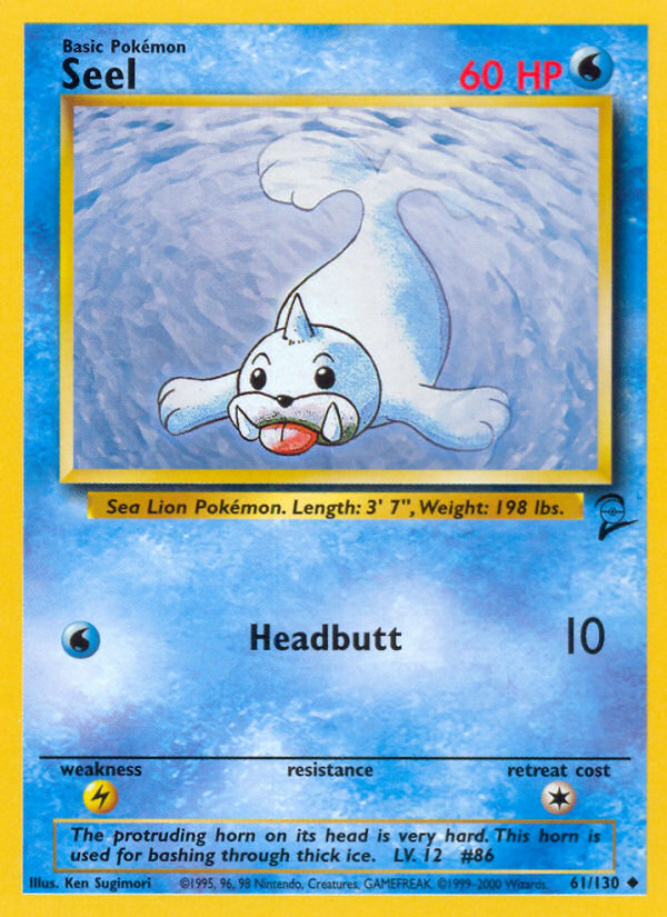 Seel (61/130) [Base Set 2] | L.A. Mood Comics and Games