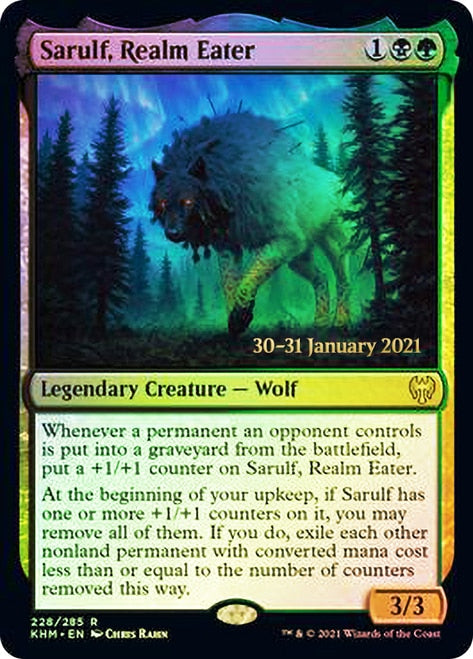 Sarulf, Realm Eater [Kaldheim Prerelease Promos] | L.A. Mood Comics and Games