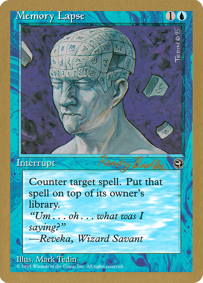 Memory Lapse (Randy Buehler) [World Championship Decks 1998] | L.A. Mood Comics and Games