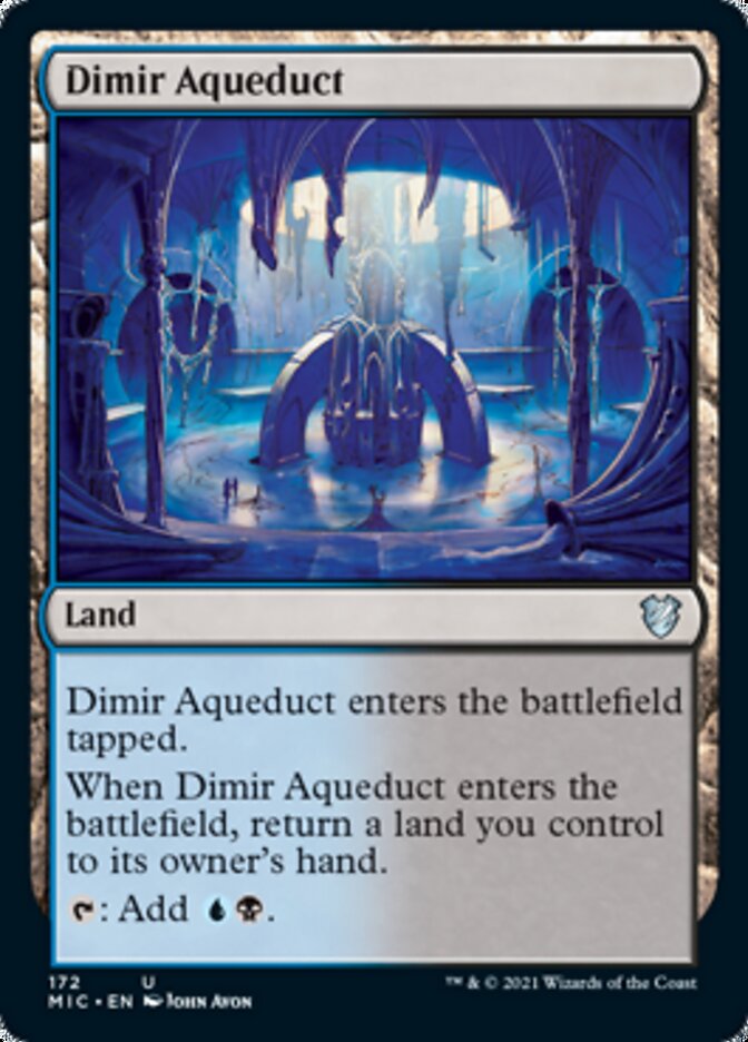 Dimir Aqueduct [Innistrad: Midnight Hunt Commander] | L.A. Mood Comics and Games