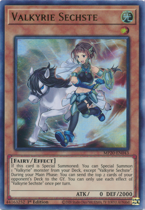 Valkyrie Sechste [MP20-EN043] Ultra Rare | L.A. Mood Comics and Games