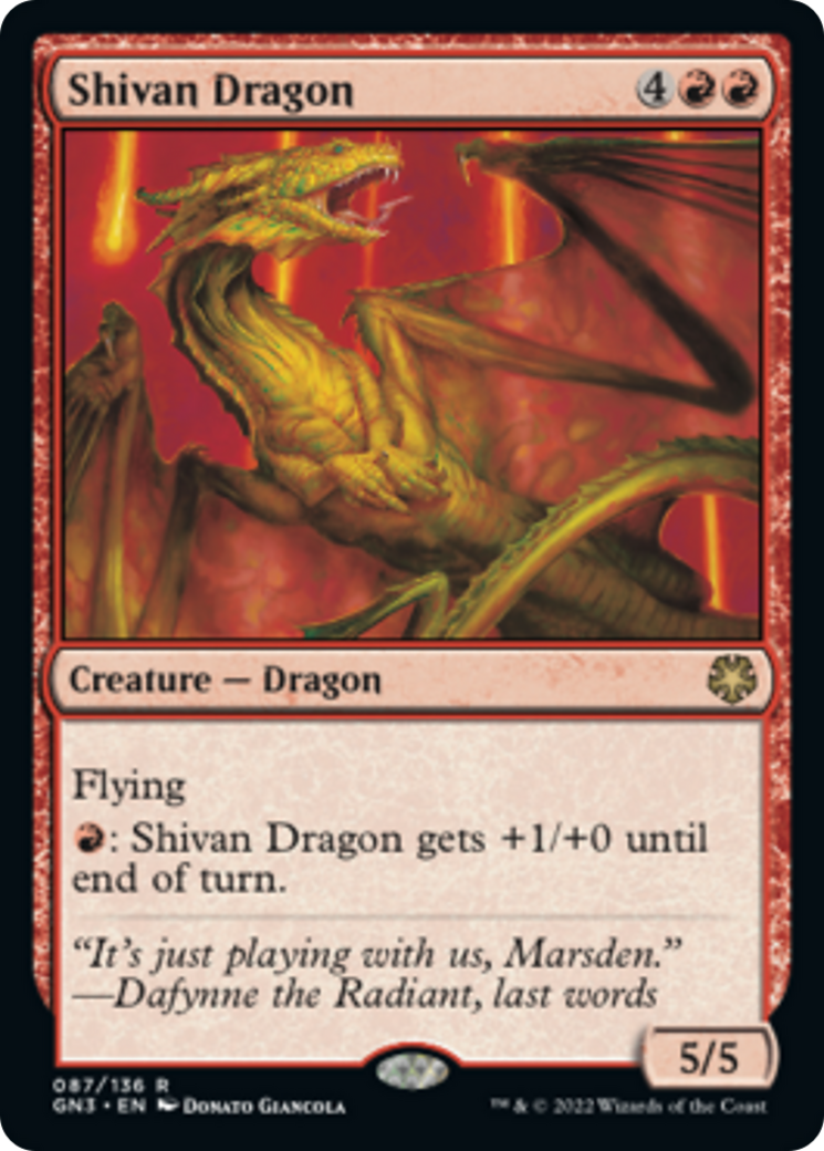 Shivan Dragon [Game Night: Free-for-All] | L.A. Mood Comics and Games