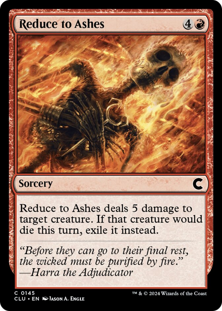 Reduce to Ashes [Ravnica: Clue Edition] | L.A. Mood Comics and Games