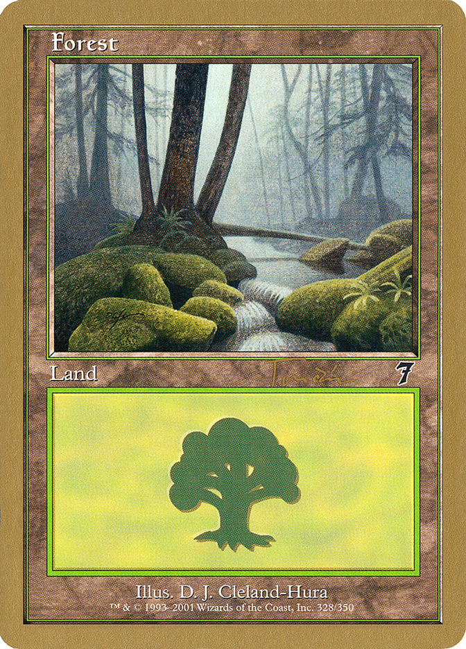 Forest (jt328) (Jan Tomcani) [World Championship Decks 2001] | L.A. Mood Comics and Games