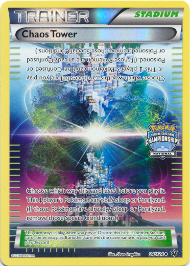 Chaos Tower (94/124) (National Championship Promo) [XY: Fates Collide] | L.A. Mood Comics and Games