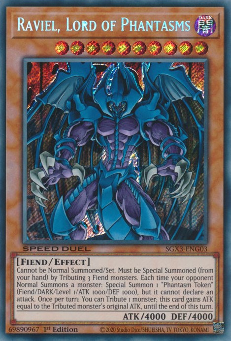 Raviel, Lord of Phantasms [SGX3-ENG03] Secret Rare | L.A. Mood Comics and Games