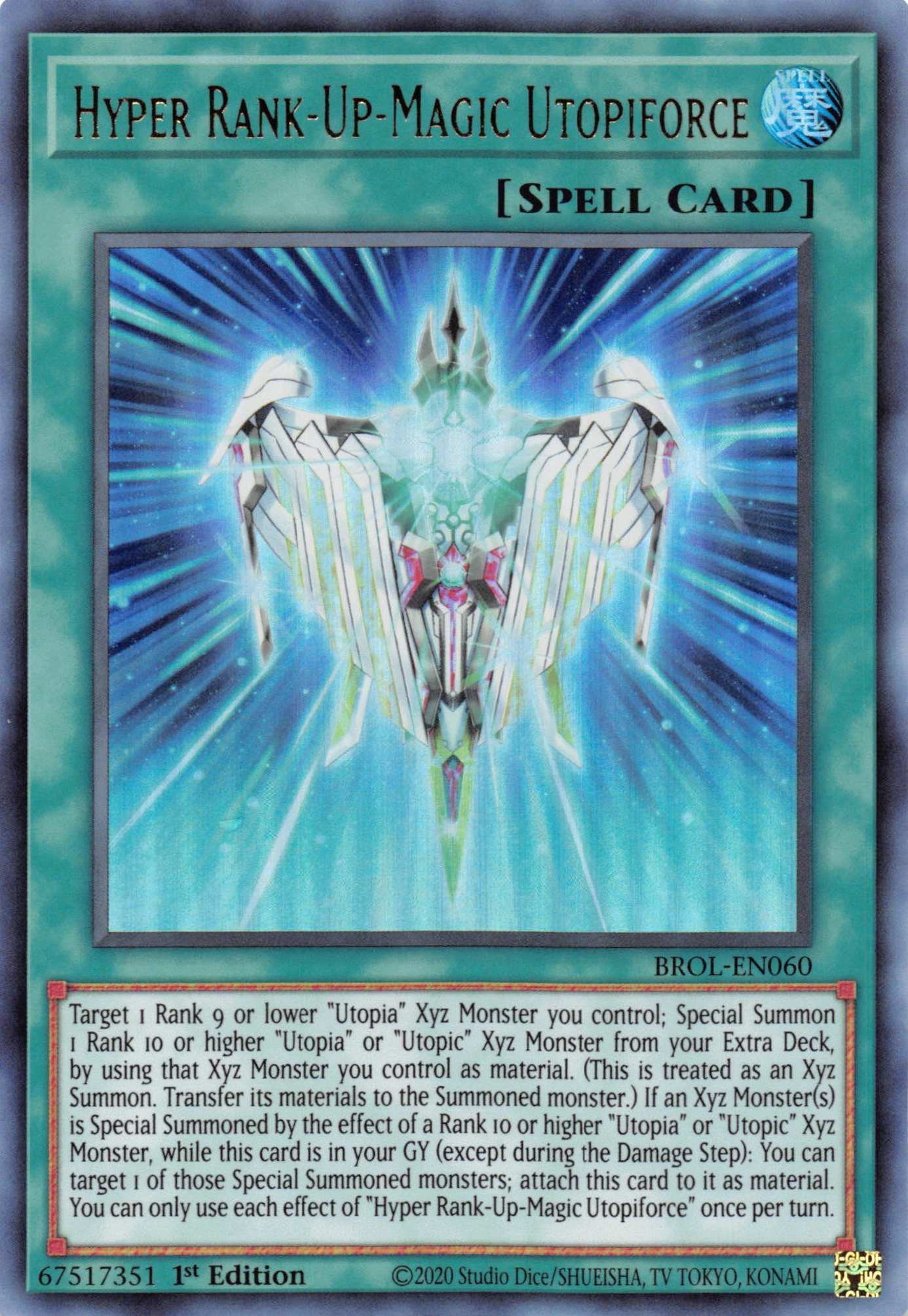 Hyper Rank-Up-Magic Utopiforce [BROL-EN060] Ultra Rare | L.A. Mood Comics and Games