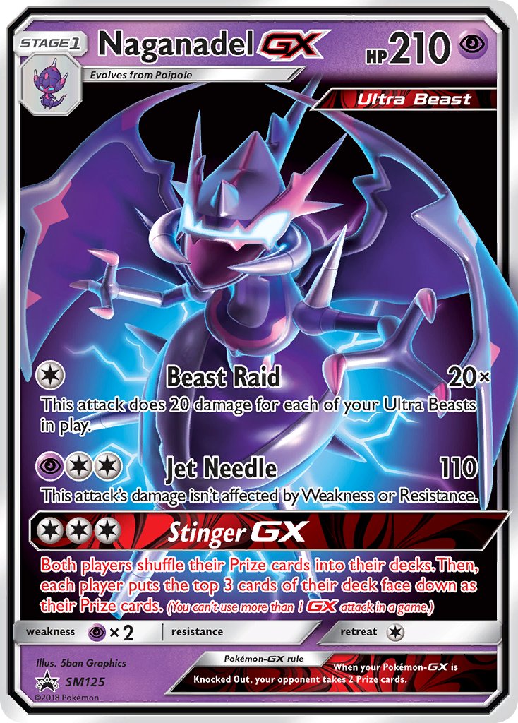 Naganadel GX (SM125) [Sun & Moon: Black Star Promos] | L.A. Mood Comics and Games