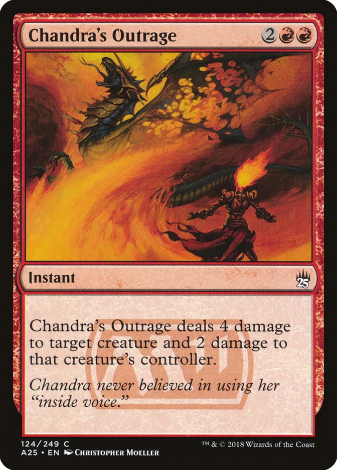 Chandra's Outrage [Masters 25] | L.A. Mood Comics and Games