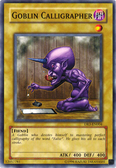 Goblin Calligrapher [DR3-EN004] Common | L.A. Mood Comics and Games