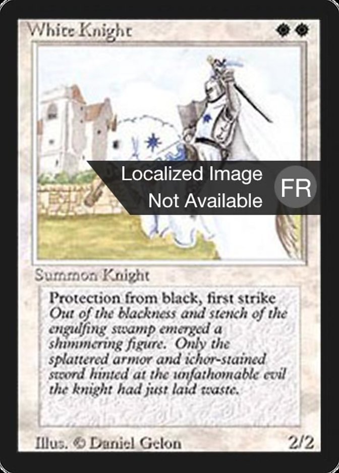 White Knight [Foreign Black Border] | L.A. Mood Comics and Games