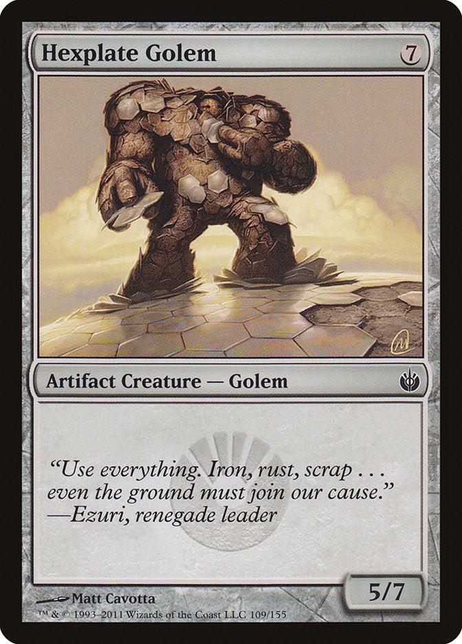 Hexplate Golem [Mirrodin Besieged] | L.A. Mood Comics and Games