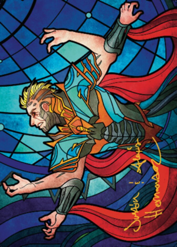 Ertai Resurrected Art Card 2 (Gold-Stamped Signature) [Dominaria United Art Series] | L.A. Mood Comics and Games
