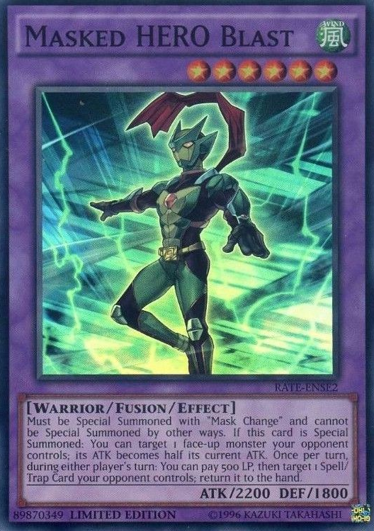 Masked HERO Blast [RATE-ENSE2] Super Rare | L.A. Mood Comics and Games